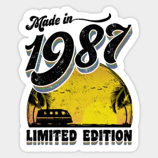 Made in 1987 Limited Edition Sticker